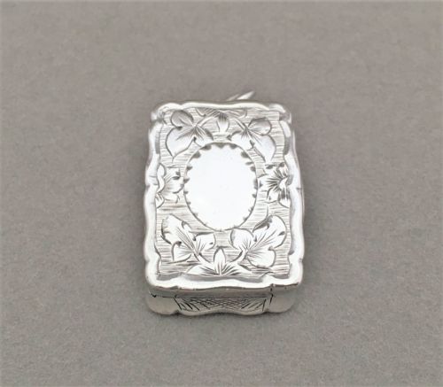fig 1. A delightful Victorian silver vinaigrette