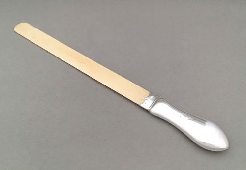 A Handsome Silver and Ivory Edwardian Page Turner