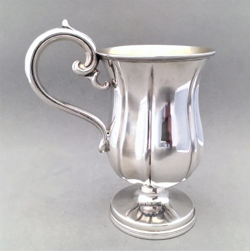 fig 1. An Early Victorian Silver Christening mug