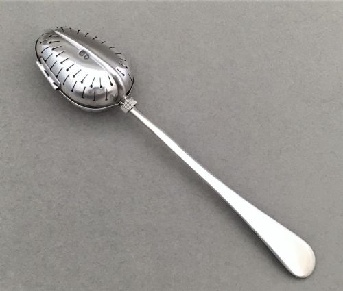fig 1. A Victorian silver 'Teaette' tea infuser