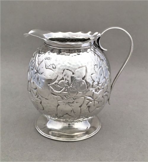 A Wonderful Silver Arts & Crafts Cream Jug