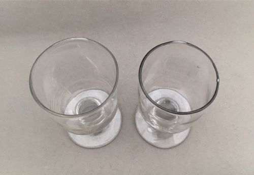 fig 1. A pair of Victorian pub rummers