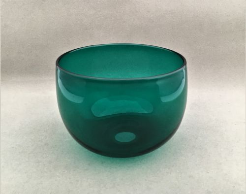 A Victorian Bristol Green Glass Finger Bowl