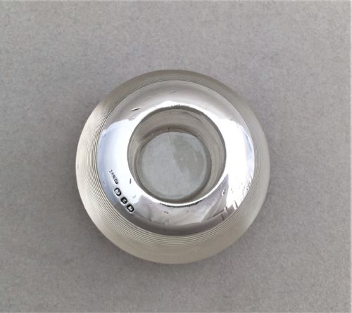 fig 1. A Victorian silver mounted match striker