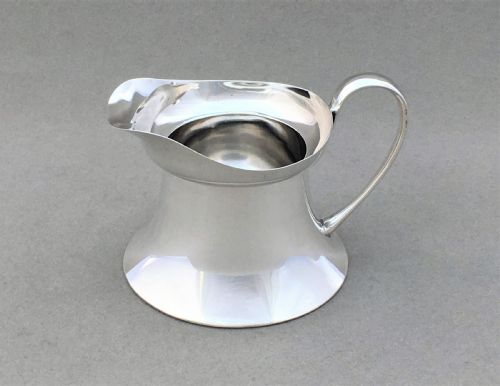 fig 1. A stylish silver Edwardian cream jug
