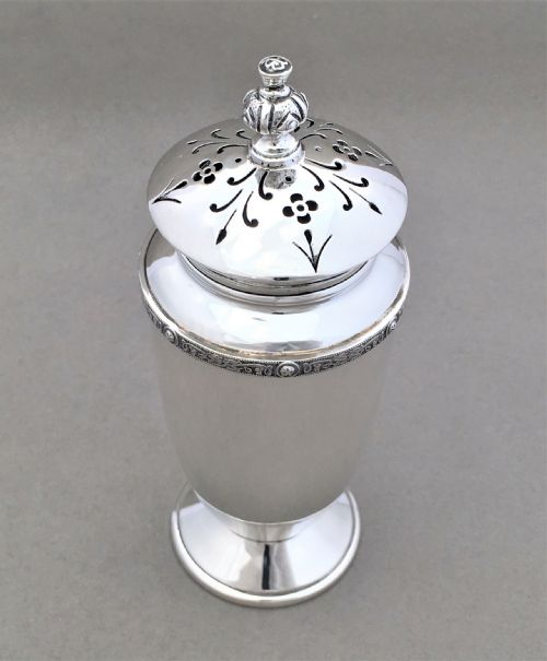 fig 1. A stylish silver sugar caster