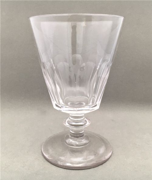 A Large Victorian Glass Rummer