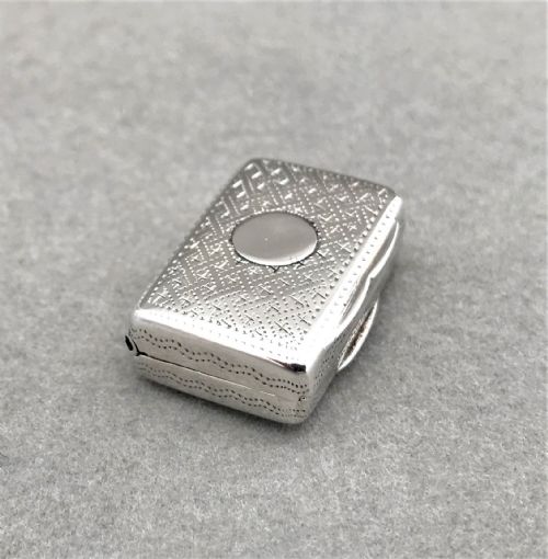fig 1. A delightful silver vinaigrette from 1838