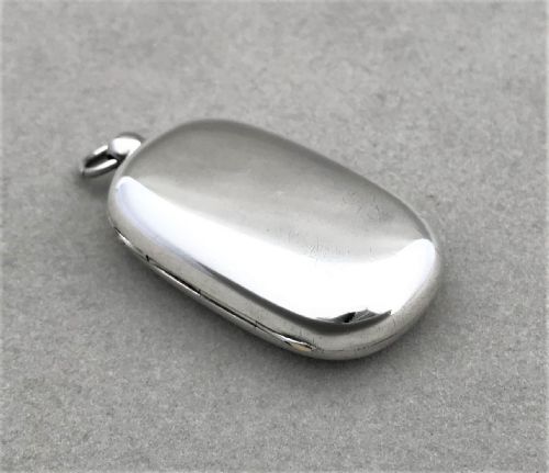 fig 1. An Edwardian silver sovereign & half sovereign case