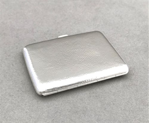 fig 1. A quality Arts & Crafts silver cigarette case