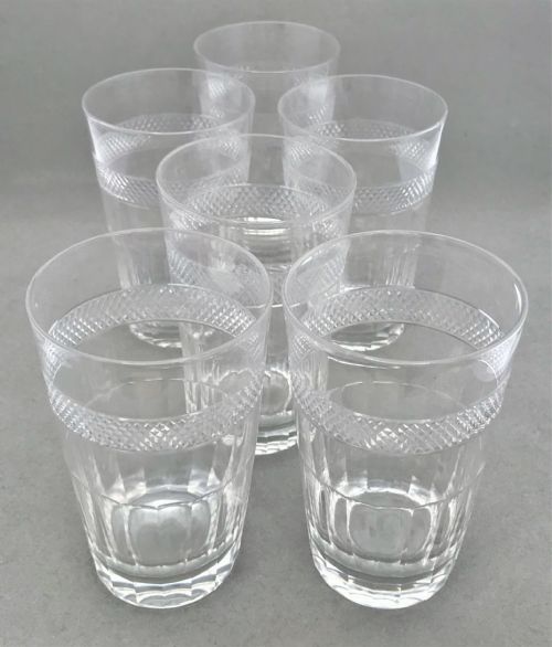 An Excellent Set of Six Water or Beer Glasses