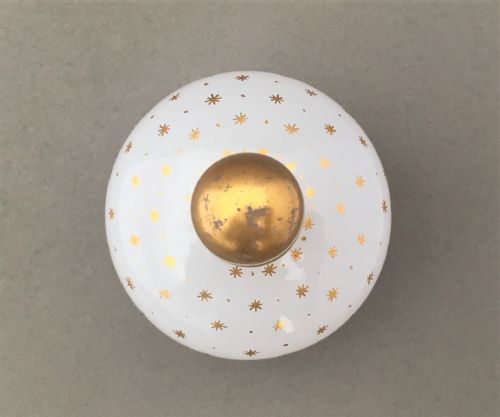 fig 1. A fabulous star gilded opaline glass cologne bottle