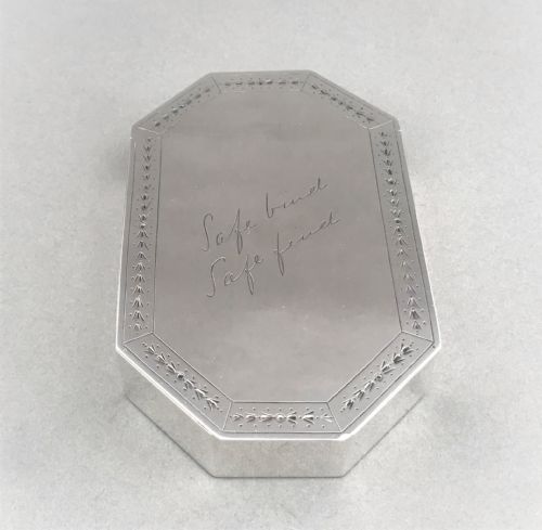 A Fabulous Quality Silver Keep Safe Box