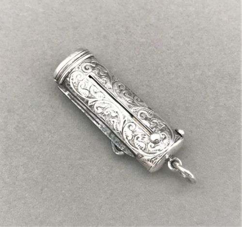 A Gorgeous Victorian Silver Sewing Etui
