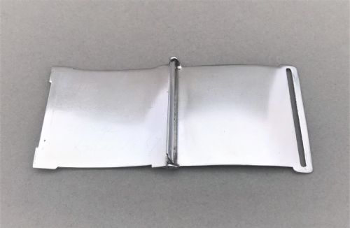 fig 1. A charming silver plated Aesthetic movement belt buckle