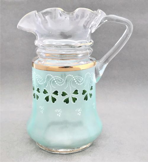 An Attractive Enamelled Victorian Water Jug