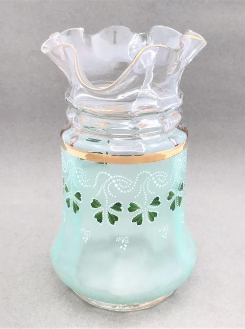 fig 1. An attractive enamelled Victorian water Jug