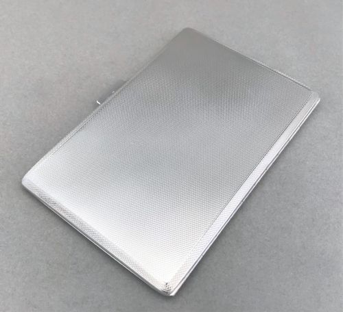 fig 1. A handsome Art Deco silver cigarette case