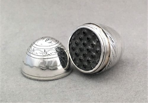 A Rare Georgian Silver Nutmeg Grater