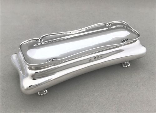 A Fabulous Edwardian Silver Ring Box