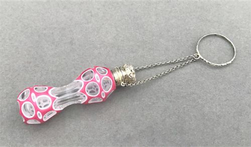 An Exquisite Silver Mounted Miniature Scent Bottle