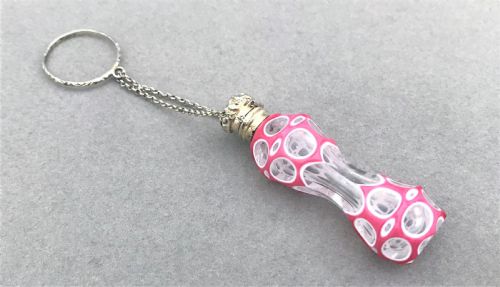 fig 1. An exquisite silver mounted miniature scent bottle