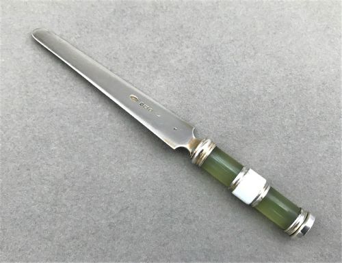 fig 1. A handsome silver letter opener