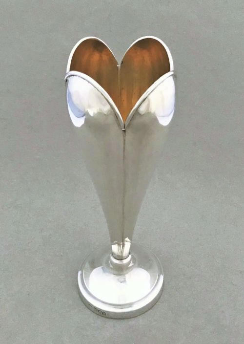 An Attractive George V Silver Vase