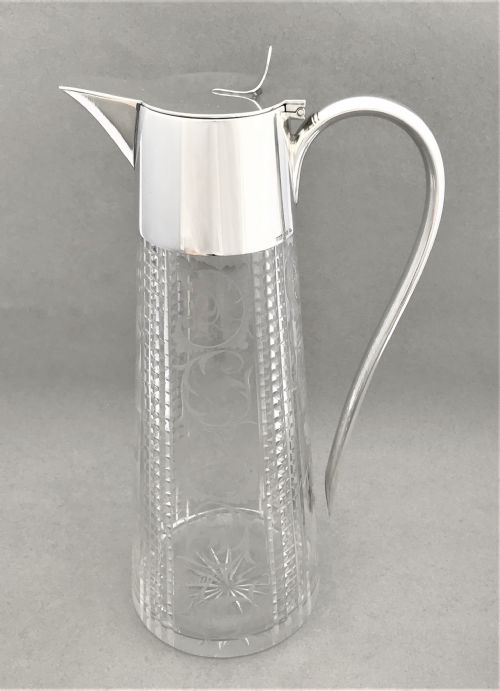 A Delightful Silver Plated Claret Jug