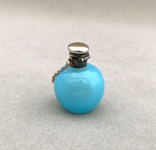 fig 1. An exquisite silver mounted miniature scent bottle