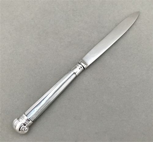 fig 1. An excellent Edwardian silver bladed letter opener