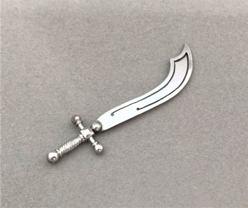 A Novelty Silver Victorian Bookmark