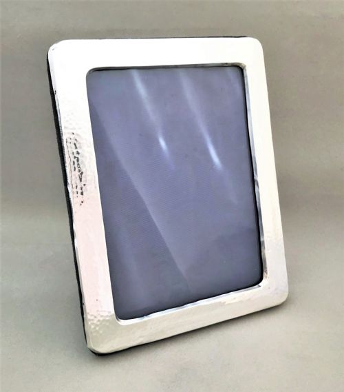 A Useful Silver Spot Hammered Photo Frame