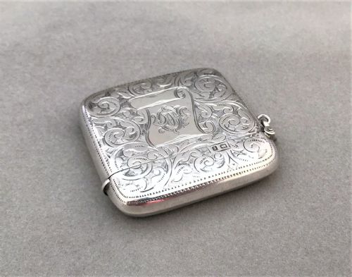 fig 1. A handsome Edwardian silver vesta