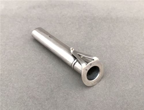 fig 1. A delightful Chester silver buttonhole holder