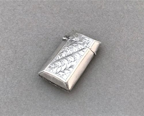 A Most Unusual Small Victorian Silver Vesta