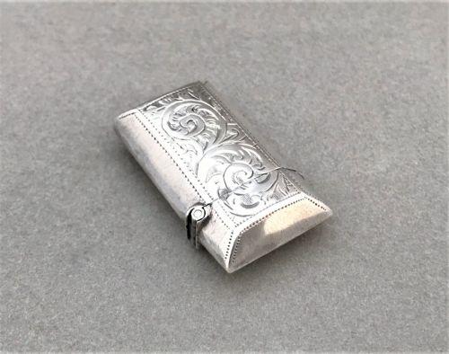 fig 1. A most unusual small Victorian silver vesta