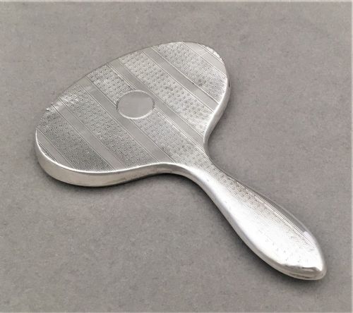 An Art Deco Silver Handbag Mirror