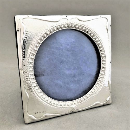 A Gorgeous Arts & Crafts Silver Photo Frame