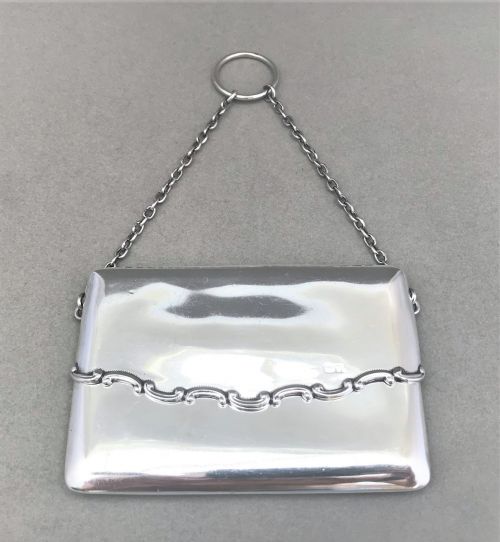 An Edwardian Sampson Mordan Silver Card Case/purse