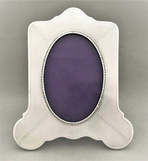 A Handsome Edwardian Silver Photo Frame