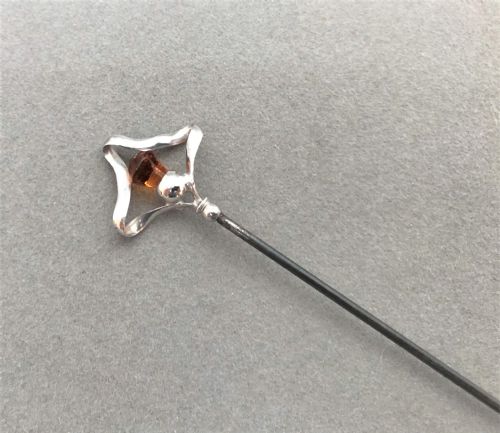 A Chester Silver Hatpin by Charles Horner