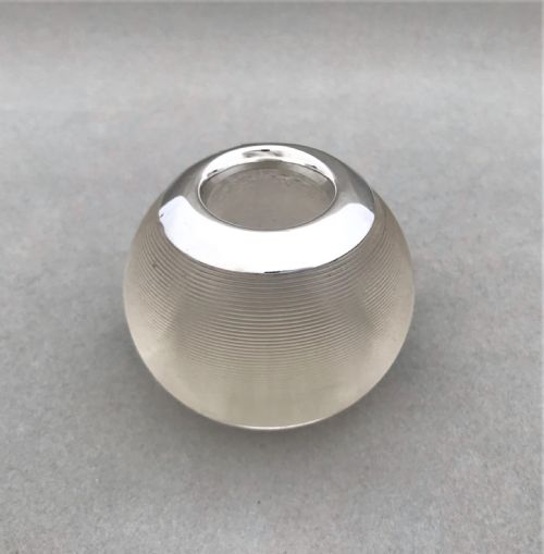 A Handsome Edwardian Silver Mounted Match Striker