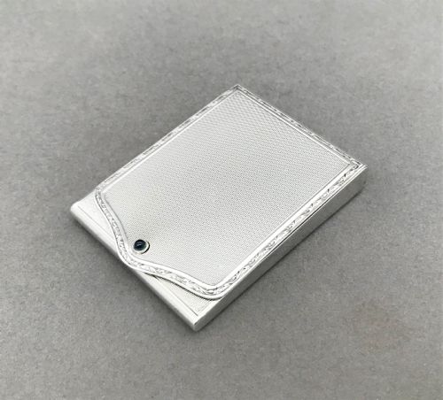 fig 1. A gorgeous Art Deco silver match book holder