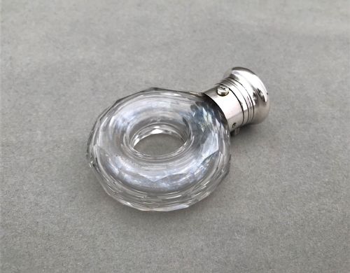 A Fabulous Silver Mounted Victorian Scent Bottle