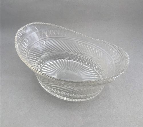 fig 1. A large Regency cut glass butter dish
