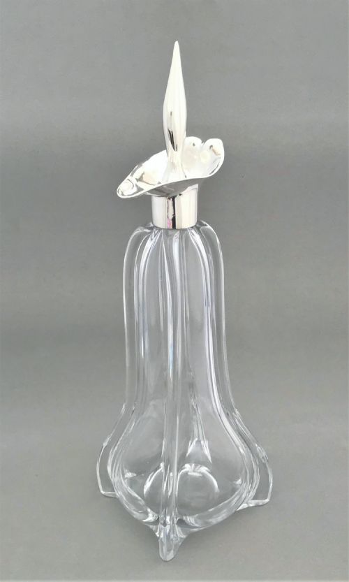 A Gorgeous Silver Mounted Art Nouveau Decanter