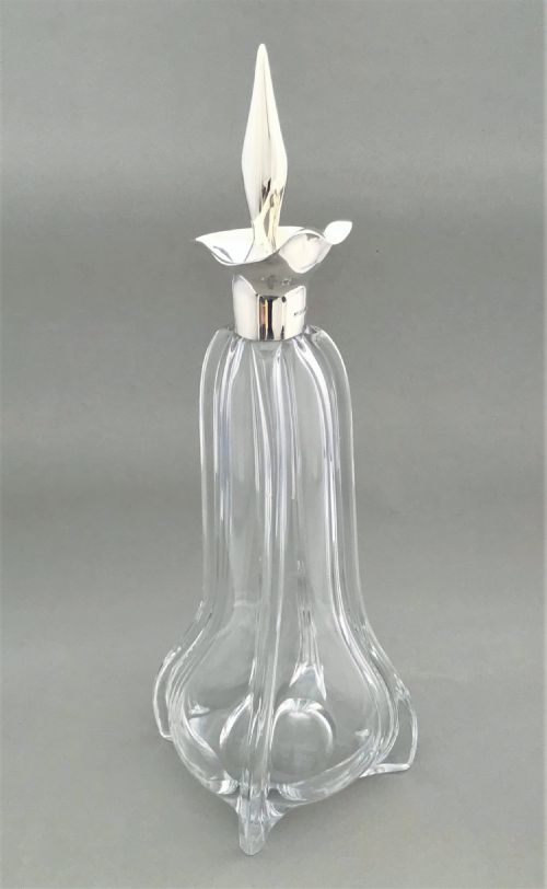 fig 1. A gorgeous silver mounted Art Nouveau decanter
