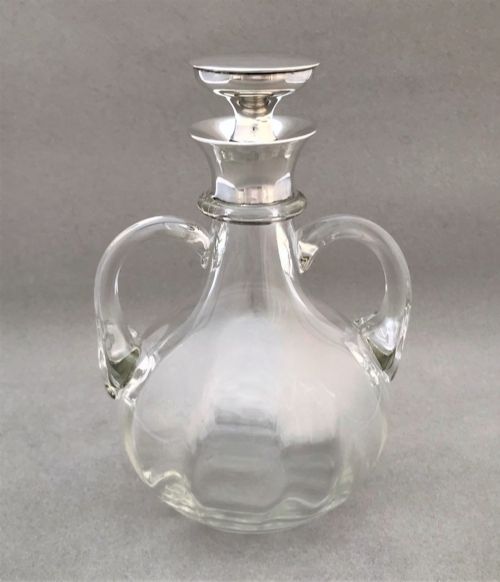 A Handsome Edwardian Silver Mounted Spirit Decanter
