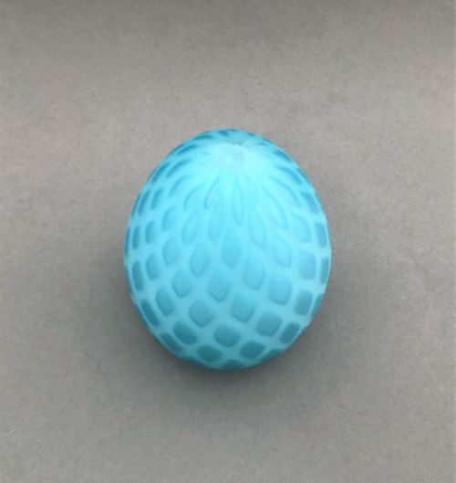 fig 1. A gorgeous Webb's Victorian satin glass paper weight